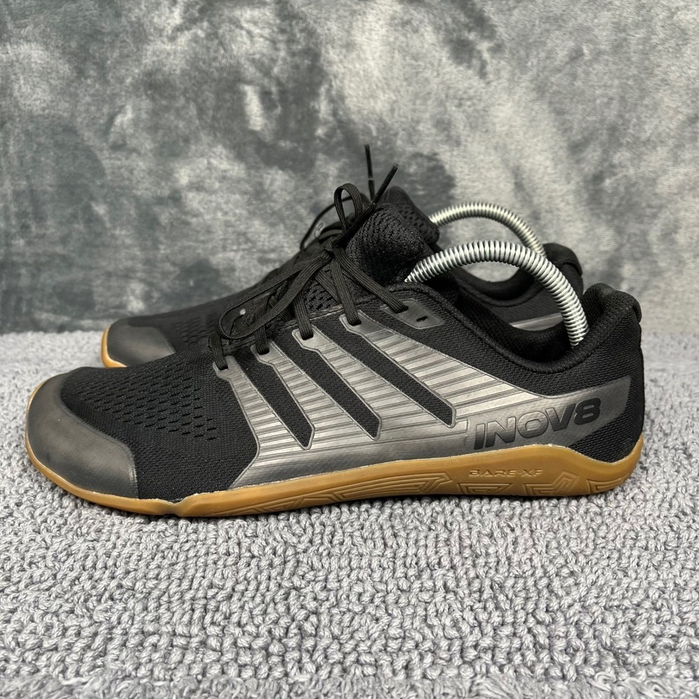 Inov-8 Bare-XF Wide Fit Black Gum Zero Drop Training Shoes Mens 10.5 011940